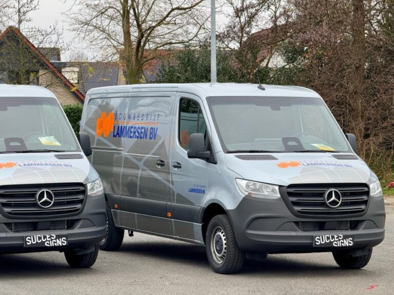 Reclame bestelwagen