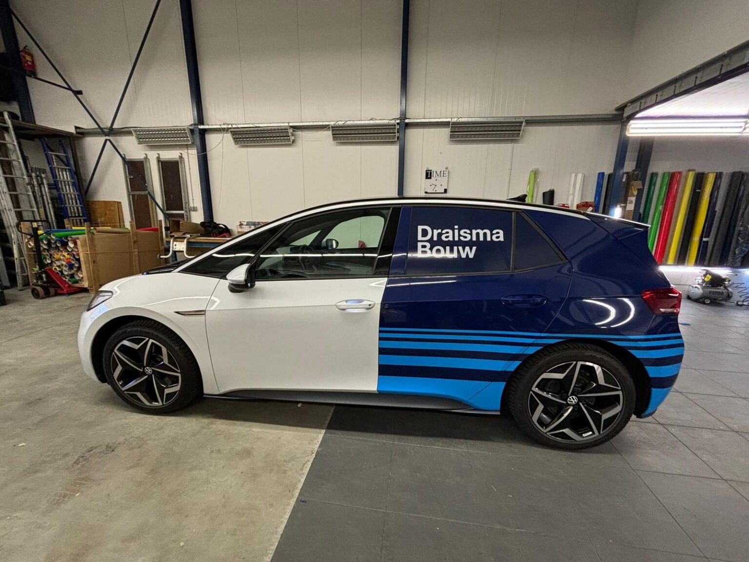 Succes Signs - Fleetmarking - Draisma Bouw. Een goed voorbeeld van Fleetmarking voor personenwagens.