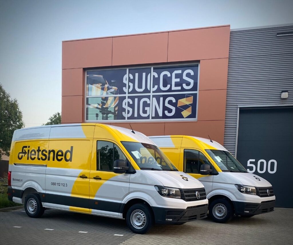 Bestelbussen bestickeren