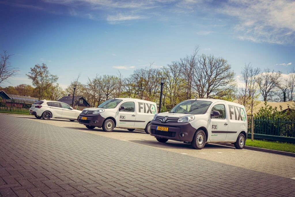 Belettering bedrijfswagen