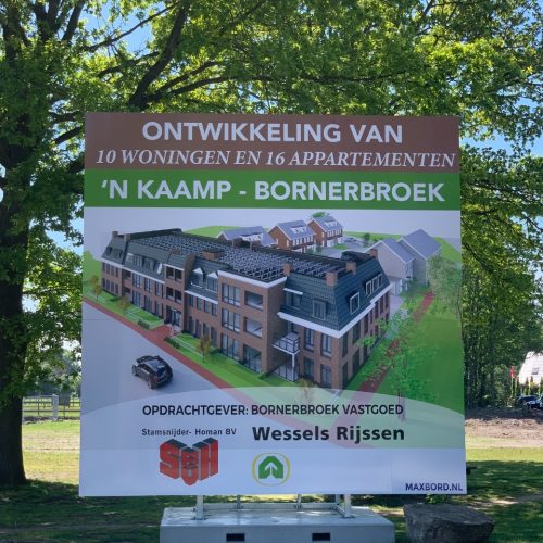 Succes Signs - Bouwbord - Maxbord 5x5 meter - Bouwbord Wessels Rijssen